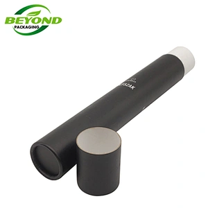 Custom Biodegradable Black Printing Matt Long Shipping Mailing Kraft Paper Tube Packaging For Poster