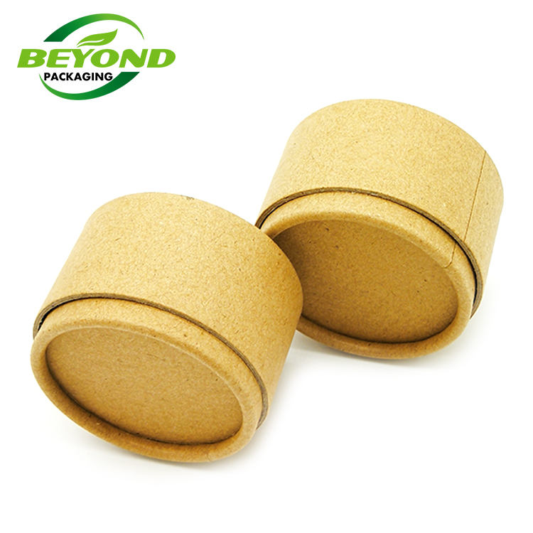 Manufacturer Biodegradable Kraft Paper Tube For Face Cream Jar Deodorant Paper Tube Packaging