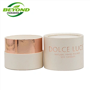 Eco Friendly Biodegradable Cardboard Cylinder Kraft Paper Tube for Cosmetic Face Cream Jar Packaging