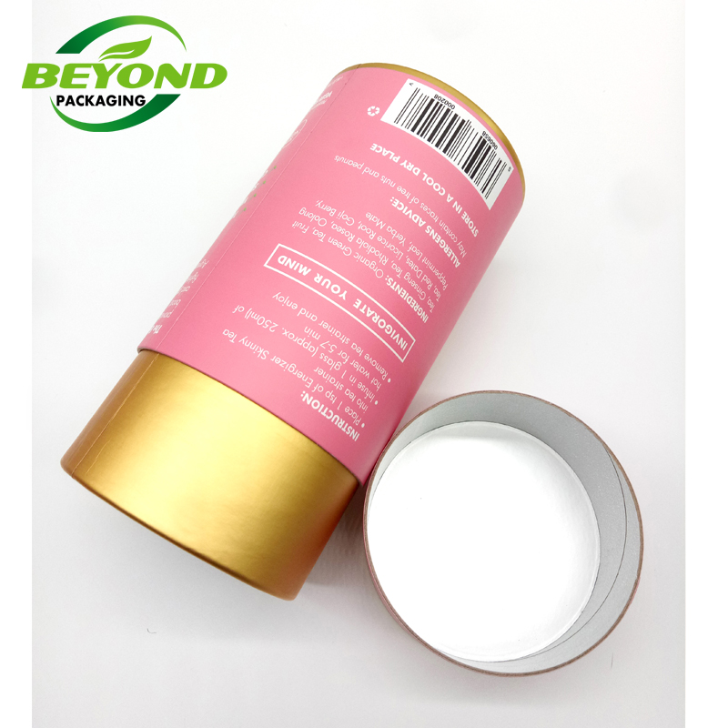 biscuits paper packaging box inside wax paper box for biscuit cookie box packaging paper tube with big and small capacity