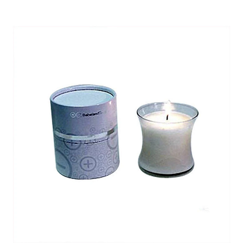Biodegradable Blue box circle Cylinder Recyclable Paper Round kraft Paper Gift  Candle Packaging Tube
