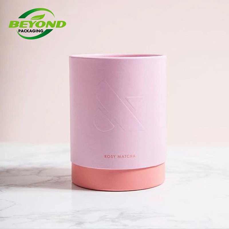 Luxury Custom Made Elegant Scent Candles Cardboard Candle Tube Packaging Gift Candle Boxes