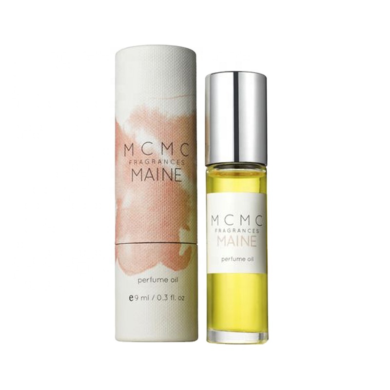 Eco-friendly High Quality Carton Cardboard Cylinder Packaging Box Paper Tube With Long LId For Perfume Essential Dropper Bottle