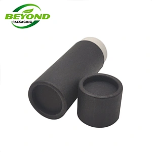 Eco-friendly deodorant stick container 7g 0.3oz 60g 2oz 75g 2.5oz black lip balm kraft paper tube