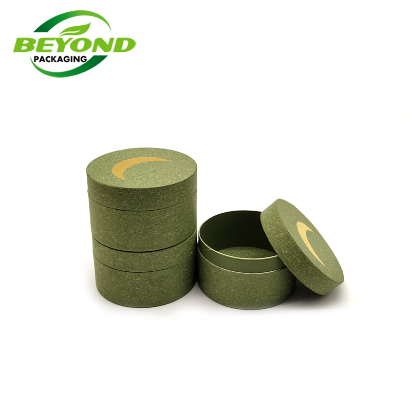 Biodegradable Eco Friendly Recycled Material Luxury Cosmetic Jars Paper Box Packaging For Hand Cream