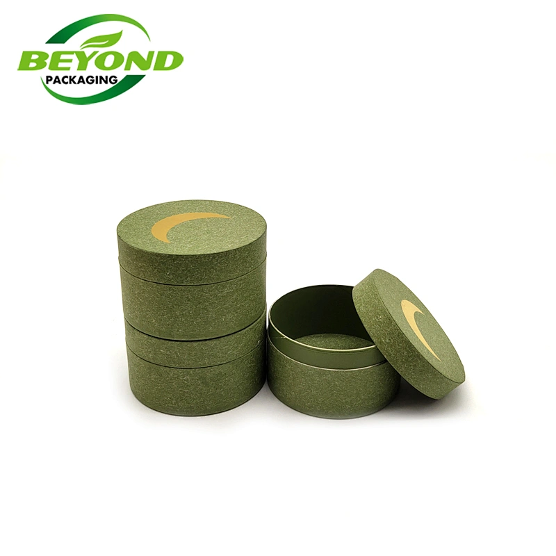 Biodegradable Eco Friendly Recycled Material Luxury Cosmetic Jars Paper Box Packaging For Hand Cream