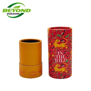 Eco-friendly Design Kraft Paper CBD Hemp Oil/Cosmetic/Face Oil Bottle/Shampoo Sustainable Craft Paper Tube Packaging Box