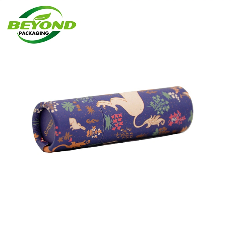 Diameter Cardboard Paper Tube with Printing Lipstick Lip Balm Paper Tube Gift Box Twist Up Packaging