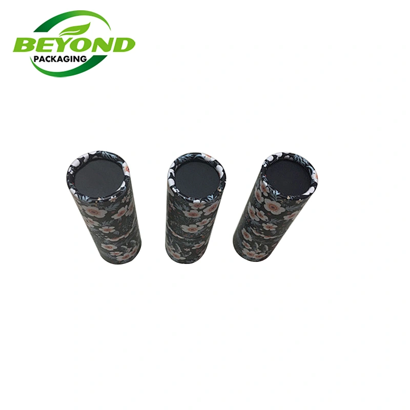Custom printing cardboard solid perfume stick packaging paper tube containers