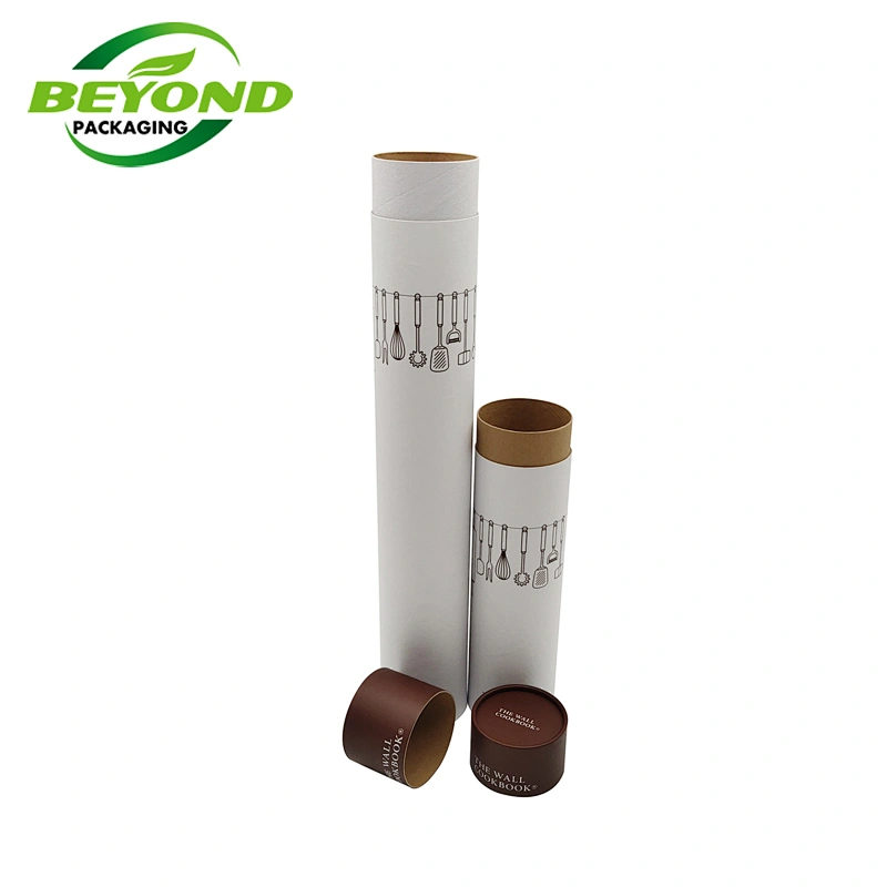 Hot Sale Custom Print Small/Large Long Cardboard Poster Plain Poster Mailing Tubes A3 Packaging Mailing Paper Postal Tube