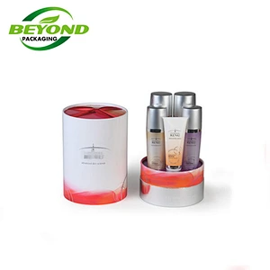 High Quality Recycled Cosmetic Paper Box Perfume Tube Lip Gloss Sets Packaging Cylinder Gift Box