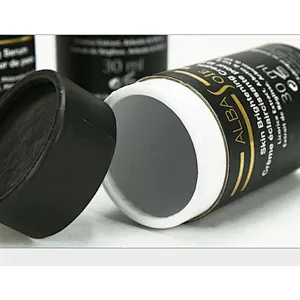 Biodegradable Luxury Cardboard Essential Oil Paper Tube With EVA Insert For CBD/Hemp Oils Bottles