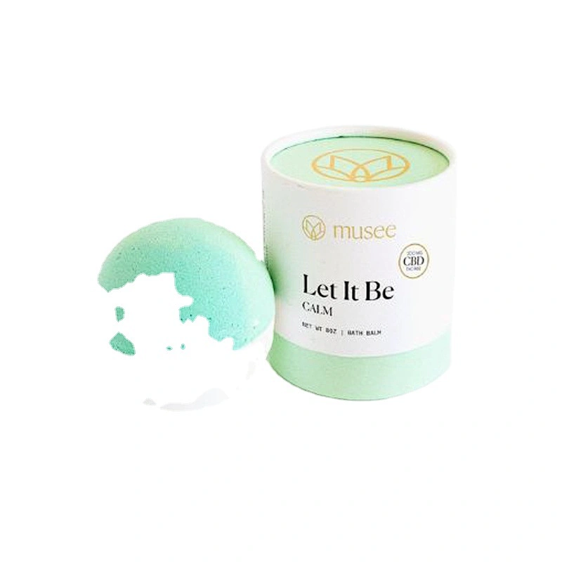 Recycled Pink Kraft Cardboard body oil Bottle Paper Packaging bath bombs packaging Paper tube gift boxes