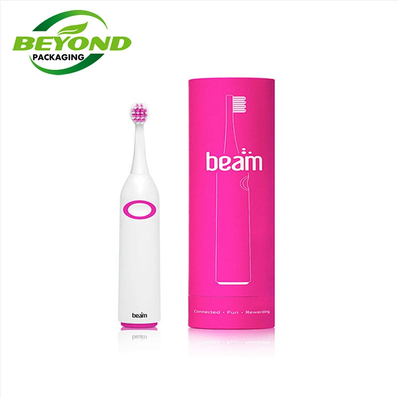 Biodegradable Cardboard Recycled Cylinder Paper Tube Box Craft Paper Eco Friendly Rolled Paper Tube For Electric Toothbrush