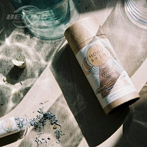 High Quality Recycled Material Biodegradable Cardboard Push Up Paper Tube For Lip Balm