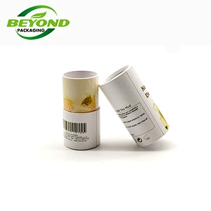 10ml 15ml 20ml 30ml glass dropper bottle recycled kraft cardboard with CMYK printing round art paper cosmetic packaging