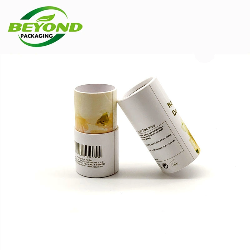 10ml 15ml 20ml 30ml glass dropper bottle recycled kraft cardboard with CMYK printing round art paper cosmetic packaging
