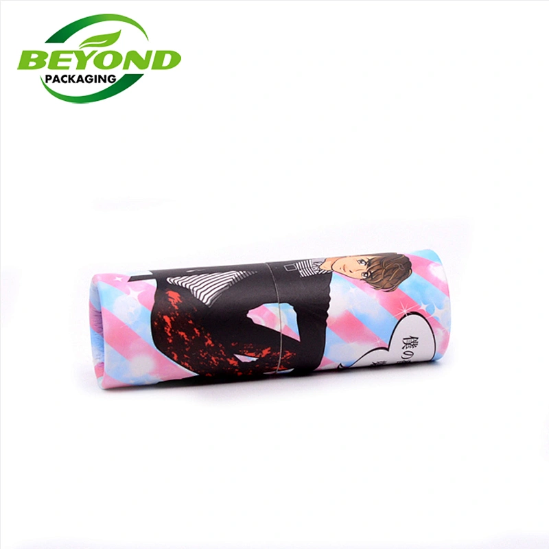 Eco Friendly Twisted Up Lipstick Container Paper Cardboard Tube Twist Up Paper Tube For Lipstick With Custom Printing