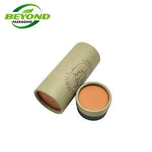 Biodegradable Eco friendly  Cardboard Paper Packaging Paper Tube Cylinder Tube For Cosmetic Glass Bottle Packaging