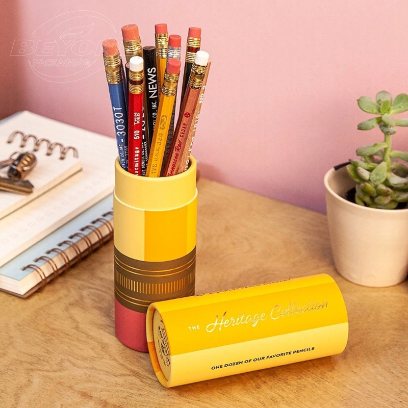 good price spot UV coating pantone custom printing kraft 2 piece empty cardboard tube pen fit box biodegradable pre roll tubes