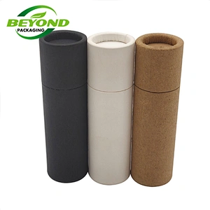 Wholesale Biodegradable Cardboard Container Deodorant Packaging Push Up Kraft Paper Tube