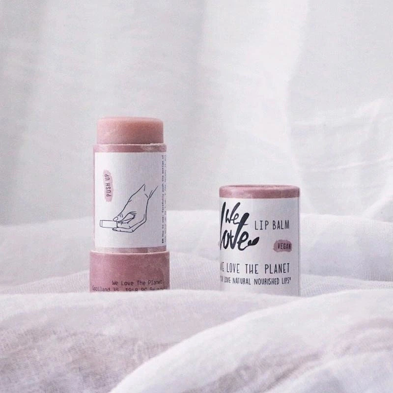 Eco Biodegradable Custom Design Push Up Paper Tube Round Cylinder Packaging For Lip Balm
