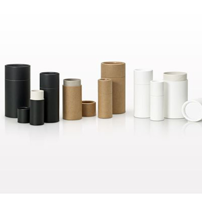 Custom printing Eco Friendly Push Up Paper Tube Packaging For Lotion Bar/Lip Balm/ Deodorant Stick Packaging
