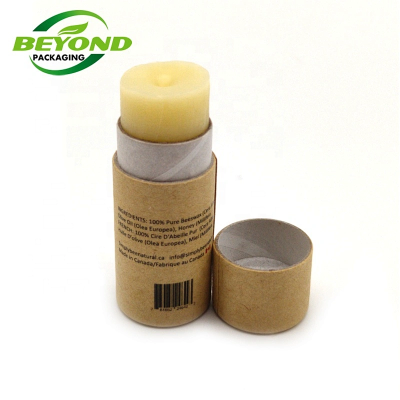 Eco Friendly Push Up Sun Scream Paper Tube Biodegradable  Packaging Cardboard Deodorant Stick Packaging Paper Tube Container