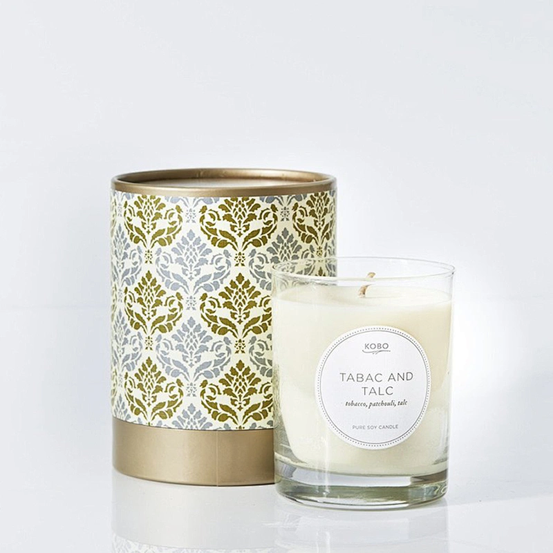 Luxury Custom Cardboard Cylinder Boxes Round Candle Container Paper Tube Box Packaging Core Tubes