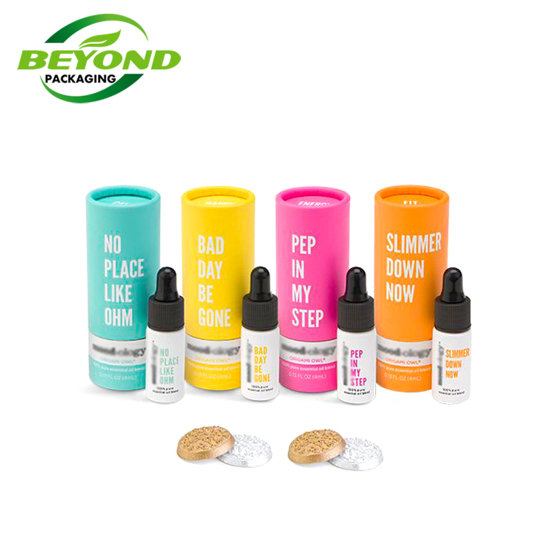 Eco Friendly Plastic Free Biodegradable Cosmetic Bottle Skin Care Box Cardboard Tube Packaging Tube Custom Printing
