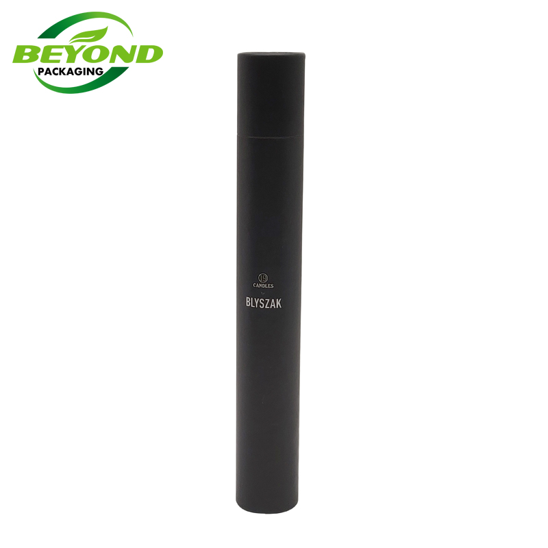 Hot sale beyond matt black custom print large long cardboard cylinder poster packaging mailing paper postal tube
