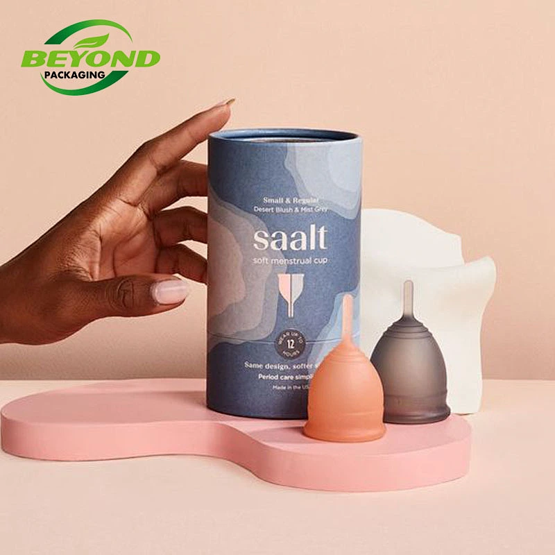 Custom Round Paper Canister Packaging 100ml Lotion Bottle Paper Tube Package Cylinder Packaging
