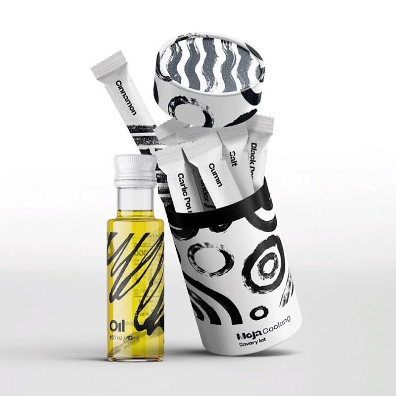 Eco Friendly Beauty Nutritional Herbal Supplement Safety Packaging Paper Tube With Superfood Gift Box Package