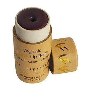 100% Recycled Cardboard Eco Friendly Kraft Cardboard  Empty Packaging Round  Lipgloss  Skincare Push Up Paper tube