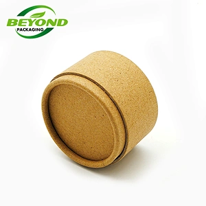Manufacturer Biodegradable Kraft Paper Tube For Face Cream Jar Deodorant Paper Tube Packaging