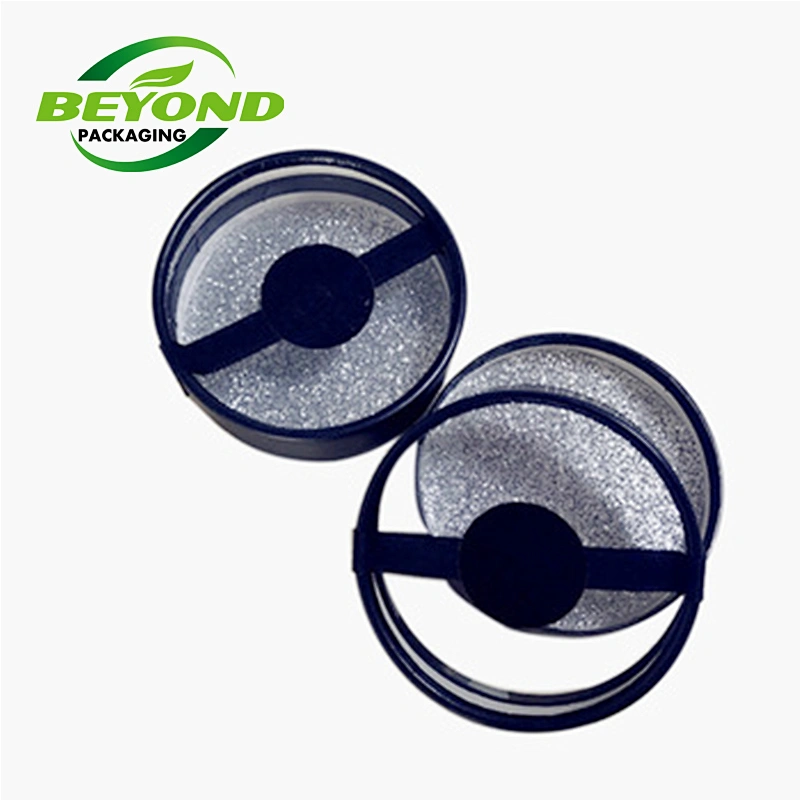 Luxury Biodegradable Cardboard Cosmetic Round Paper Tube With Wholesale Circle Lash Boxes