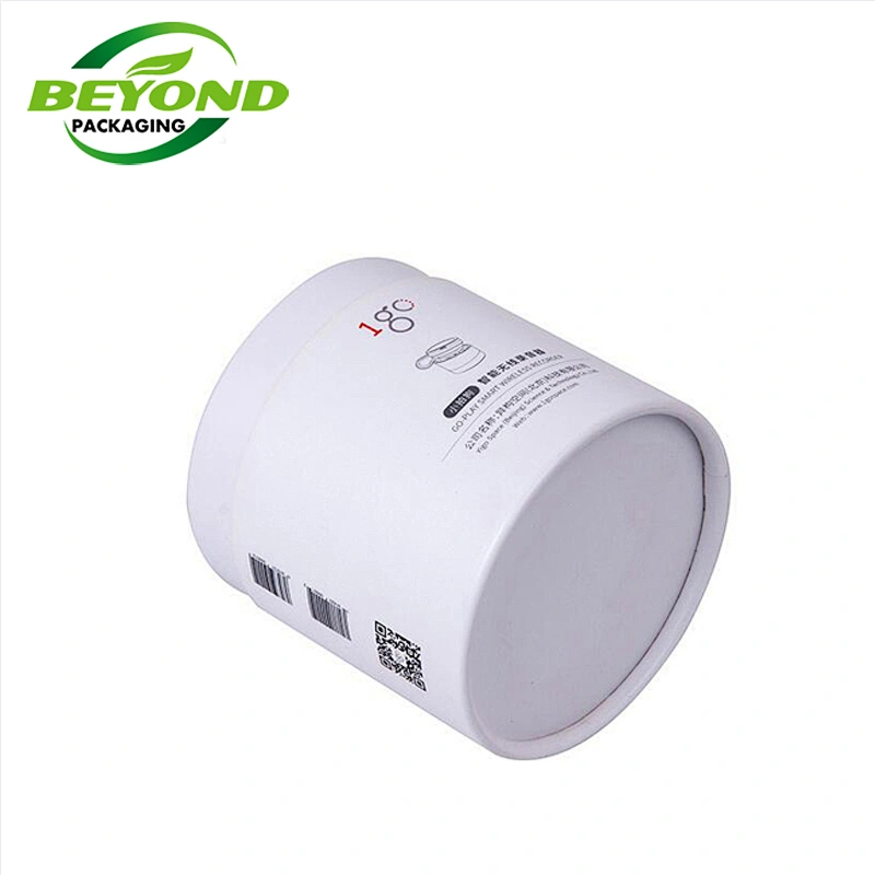 Eco Friendly Cylinder Core Recycled Cardboard Cosmetic Packaging Special Paper Foam Insert For 100ml Cosmetic Skin Care Bottle