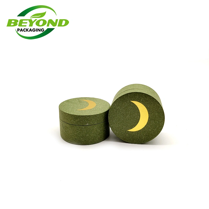 Biodegradable Kraft Cardboard Empty Eco Friendly Aluminum Inside Round Cylinder Circle Tube For Soap Packaging