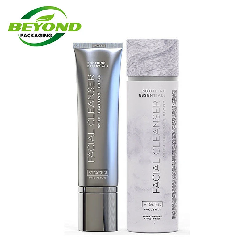 High Quality Recycled Cosmetic Paper Box Perfume Tube Lip Gloss Sets Packaging Cylinder Gift Box