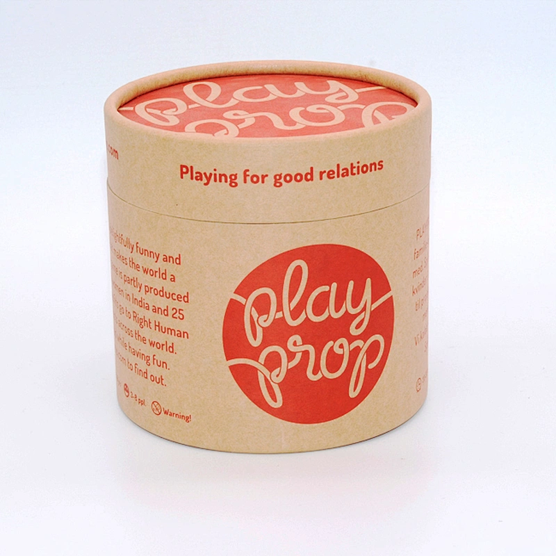 New china gold supplier eco friendly custom design and size paper round cylinder tealight candle kraft paper packaging box