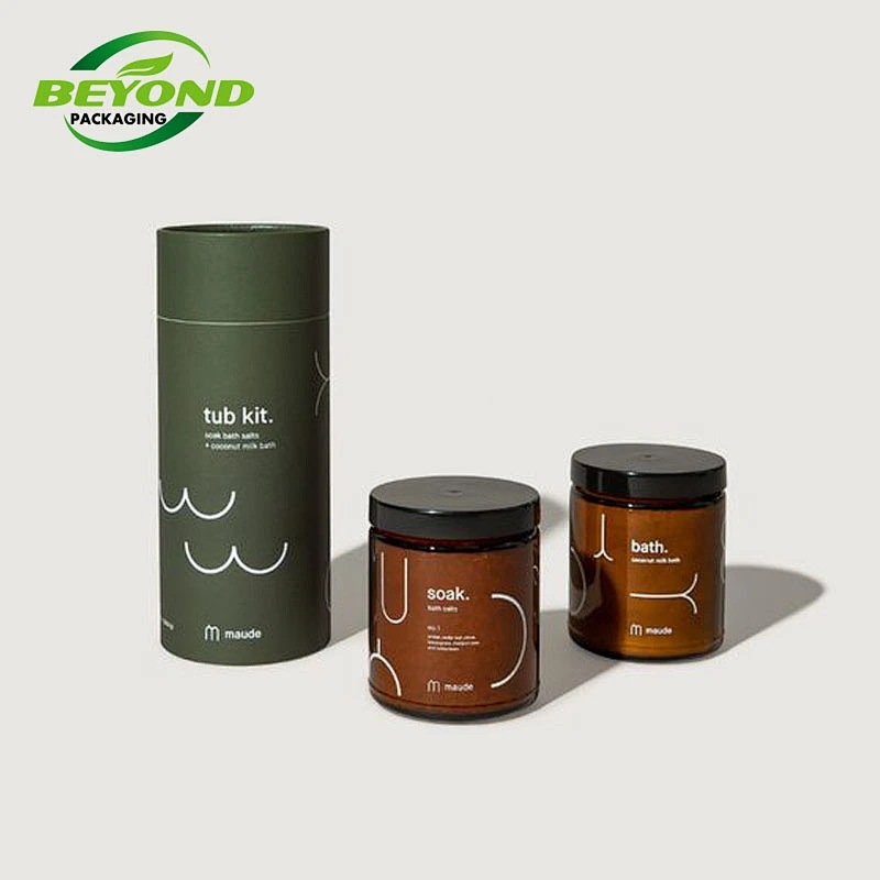 Elegant high quality 30ml cardboard dropper bottle packaging box packaging boxes for essential oil bottle	round tube cosmetic