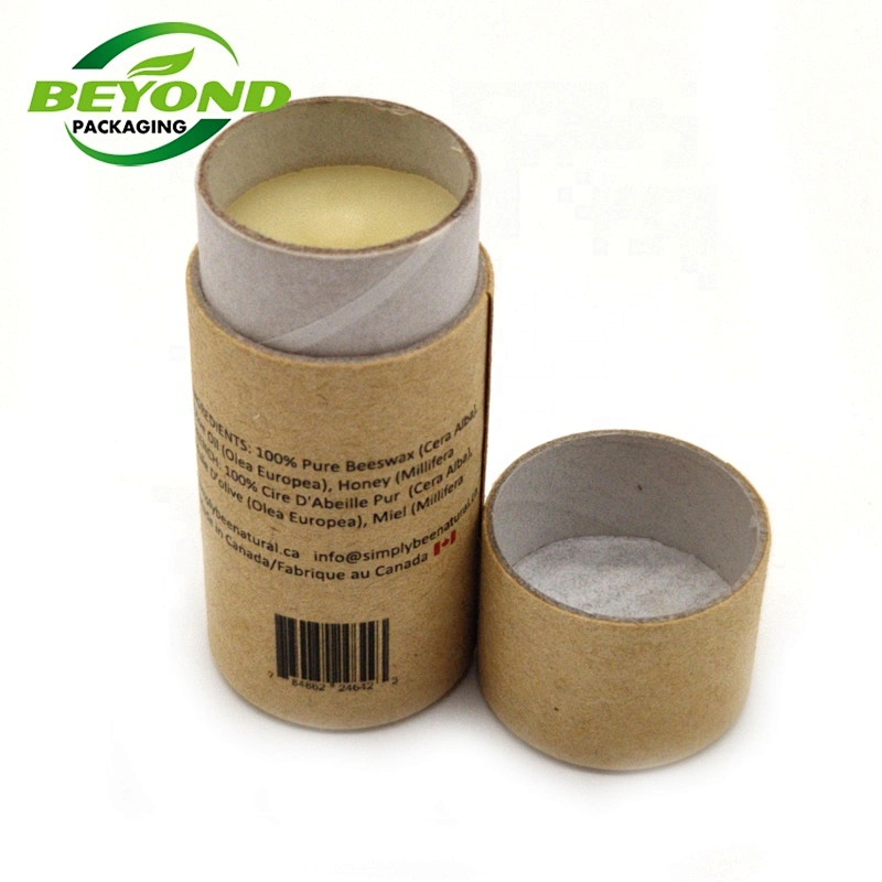 Eco Friendly Push Up Sun Scream Paper Tube Biodegradable  Packaging Cardboard Deodorant Stick Packaging Paper Tube Container