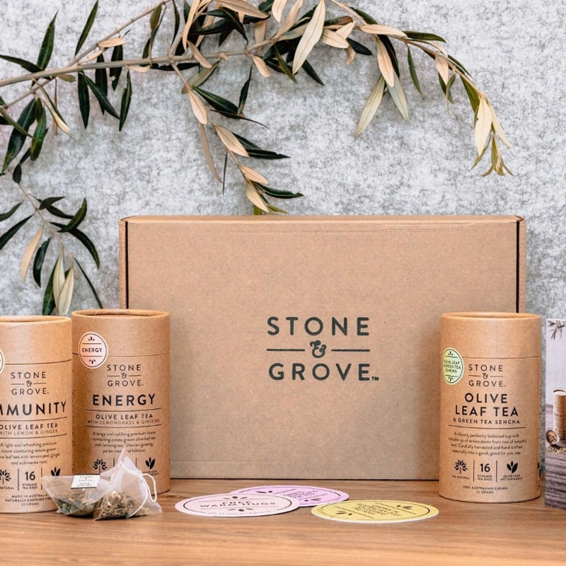Custom Printed 100%Recycled Cylinder Cardboard Brown Kraft Paper Tube with Corrugated Box Shipping Packaging For Tea