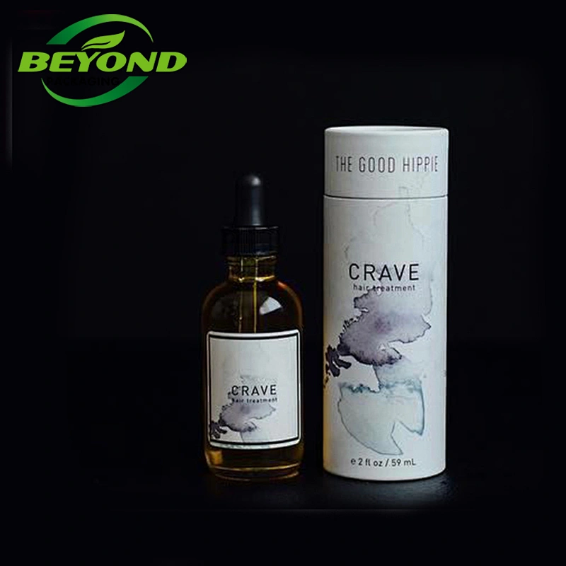Custom Size Beautiful Design Round Cylinder Gift Box Packaging Paper Box Skin Card Packaging Paper Tube