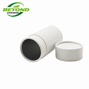 Round paper box Biodegradable Dried Food/Protein Powder/Tea Paper can Cardboard Packaging Box Container