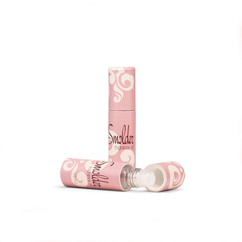 Biodegradable Round Cylinder Kraft Paper Tube Custom Design Printing Packaging For Perfume Bottle