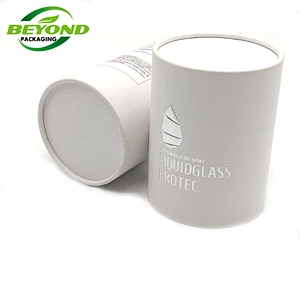 Custom Eco Friendly Recycled Kraft White Cardboard Gold Stamping Cosmetic Skin Care Container Box Packaging Paper Tube