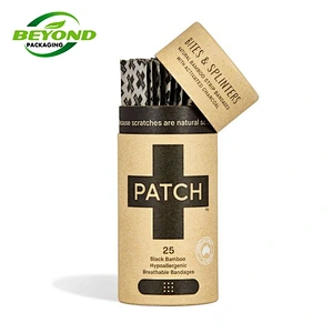 custom various size health food paper tube container for collagen powder beauty-slimming tea Vitamin tablets packaging with lid