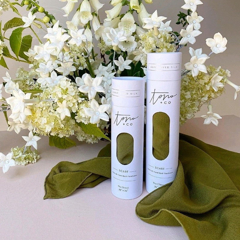 wholesale for towel biodegradable delicacy cardboard round kraft paper packaging paper tube with window