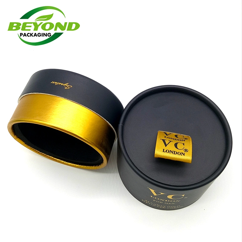 Luxury Black Art Paper EVA Cardboard Cosmetic Make Up Paper Packaging Box With Logo Printed